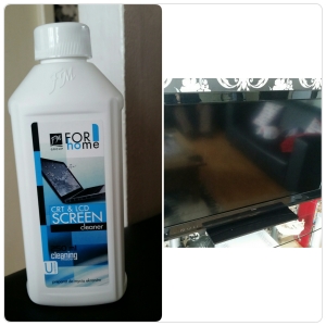 This is a CRT & LCD cleaner brought it for my mum as you can see the result in picture her tv is now free of dust, finger marks etc